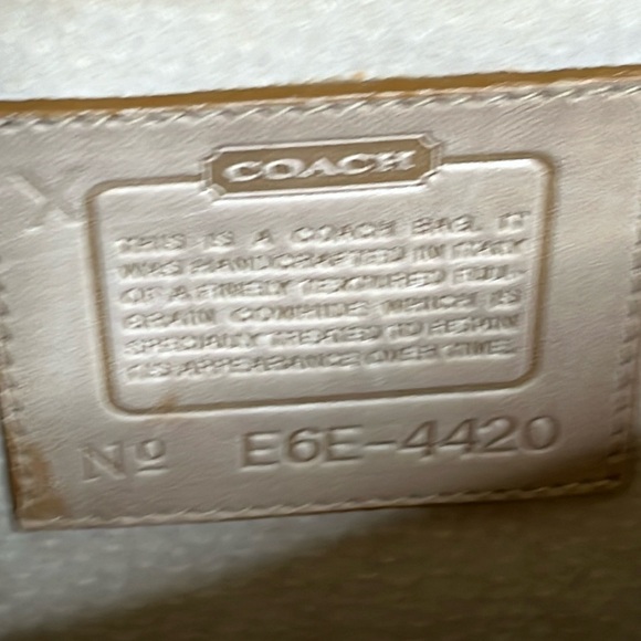 COACH CARAMEL CLASSIC MADISON DRAKE PINNACLE BRIEFCASE BAG MADE IN ITALY… - Picture 14 of 17